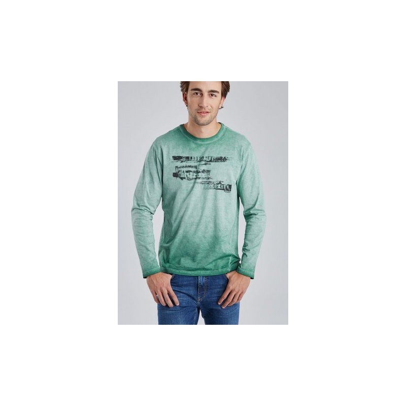 PIONEER Langarm Shirt PIONEER_TEXTIL grün 3XL,L,M,S,XL,XXL