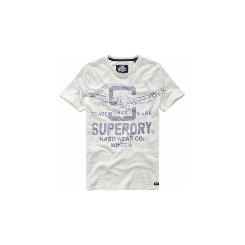 SUPERDRY Superdry T-Shirt EAGLE MFG TEE weiß L (50),M (48),S (46),XXL (54)