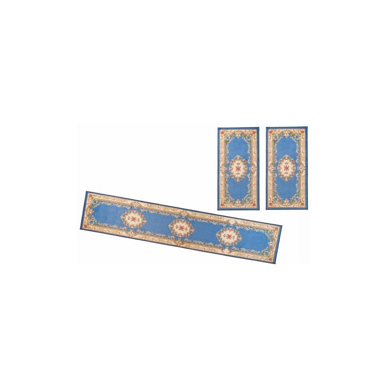 Orient-Bettumrandung 3tlg. Versailles 501 THEKO blau 14 (3tlg. Bettumrandung)
