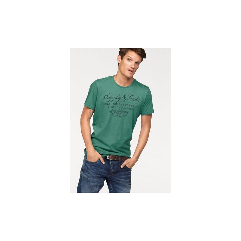 CAMP DAVID T-Shirt CAMP DAVID grün L,M,S,XL