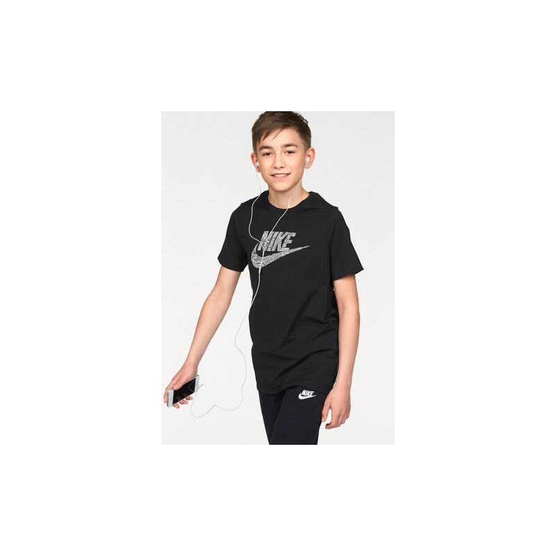 T-Shirt COTTON PLAY SKETCH YOUTH NIKE SPORTSWEAR schwarz M (140/146),S (128/134),XS (116/122)