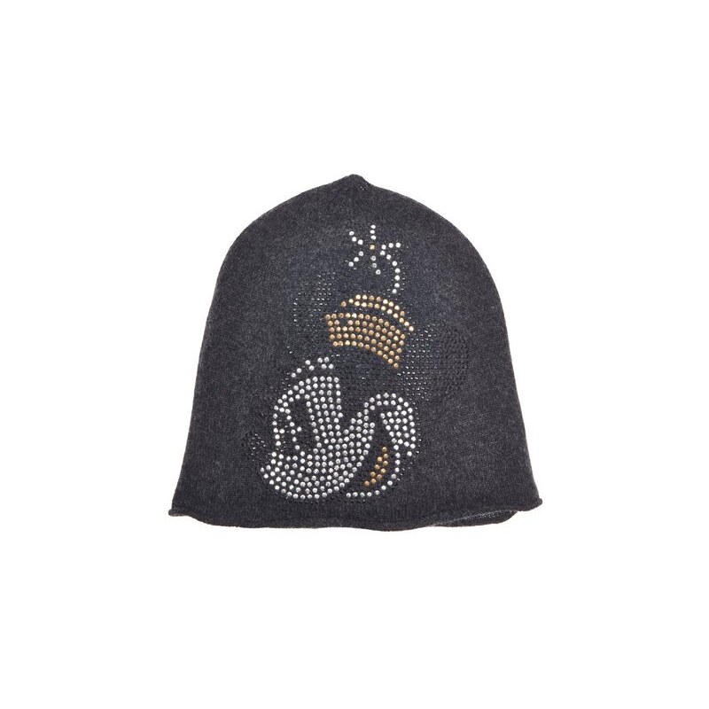 CODELLO Damen Strick-Mütze aus Kaschmir Disney grau