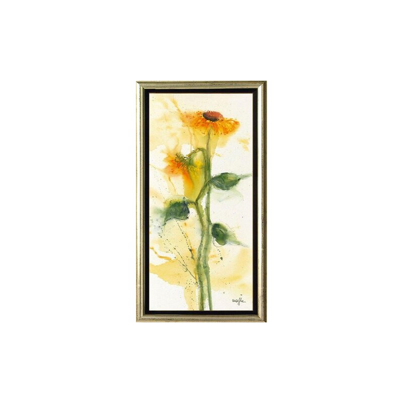 Schattenfugenbild Sonnenblumen 55/105 cm HOME AFFAIRE gelb