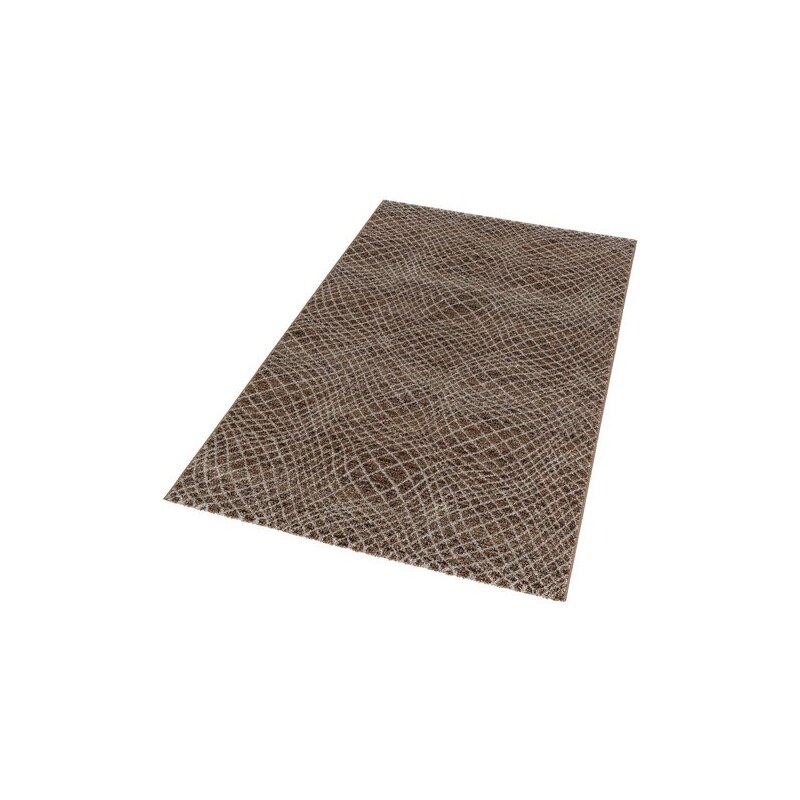 Teppich Astra Carpi Gitter gewebt ASTRA braun 1 (B/L: 60x110 cm),2 (B/L: 80x150 cm),3 (B/L: 133x190 cm),4 (B/L: 160x230 cm),6 (B/L: 200x290 cm)