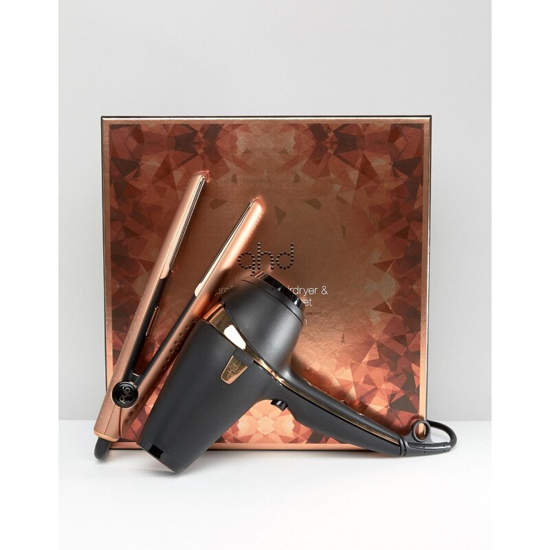 ghd Copper Luxe - Deluxe-Geschenkset - V-Styler & Fön - Transparent