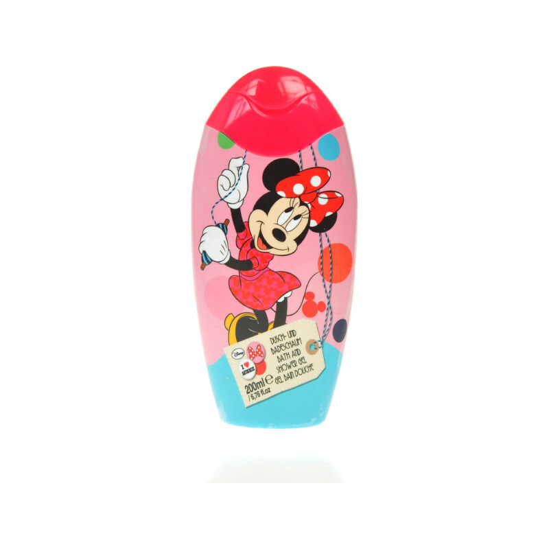 Disney Minnie Duschgel & Badeschaum 2in1, 200ml rot in Größe UNI für Mädchen