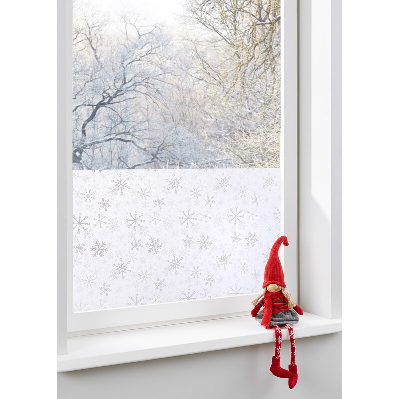 bpc living Fenster-Sichtschutzfolie Schneeflocke in weiß von bonprix