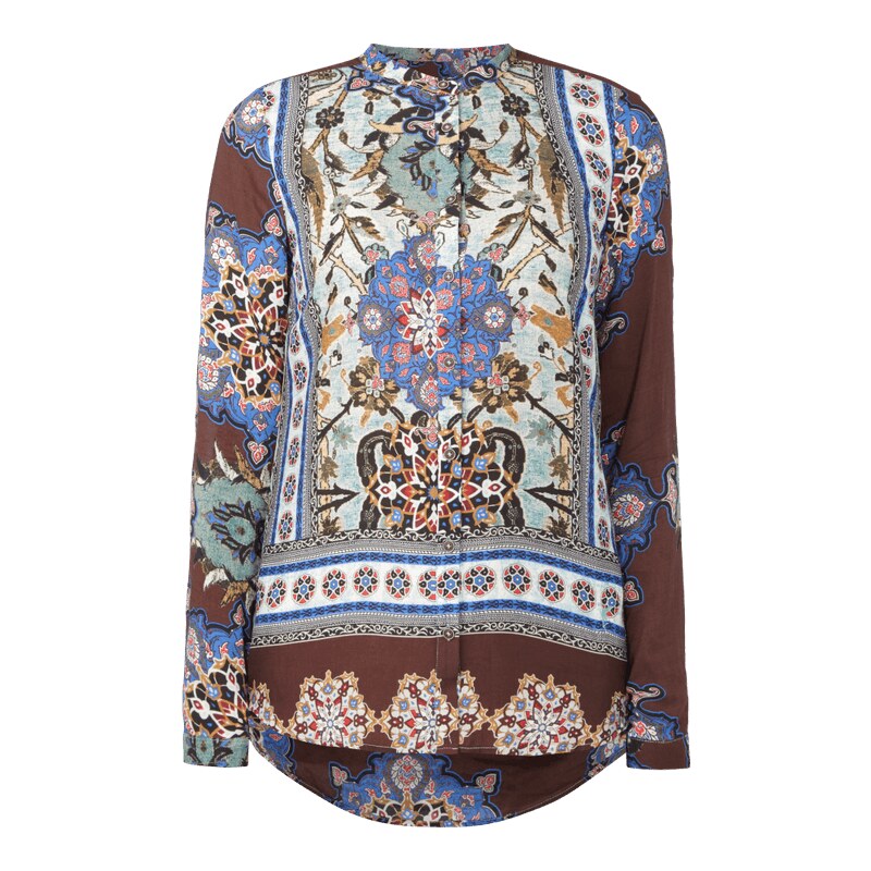 Emily Van den Bergh Bluse mit ornamentalem Muster