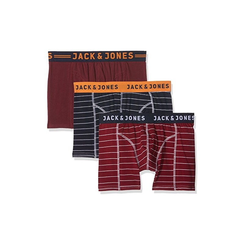 JACK & JONES Herren Boxershorts Jacgloucester Trunks 3 Pack