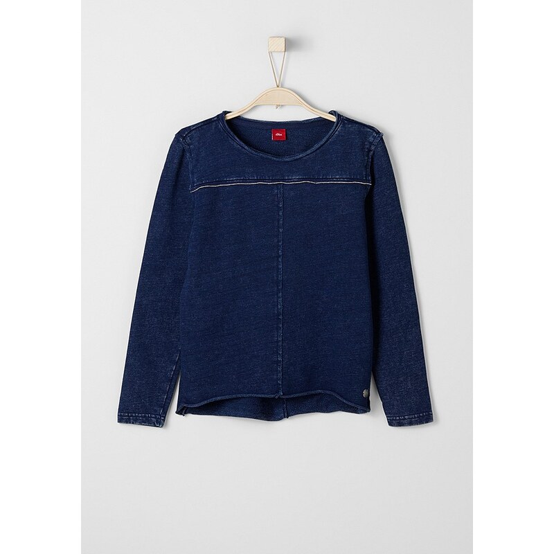 s.Oliver RED LABEL Junior Sweatshirt im Garment-Dye für Mädchen