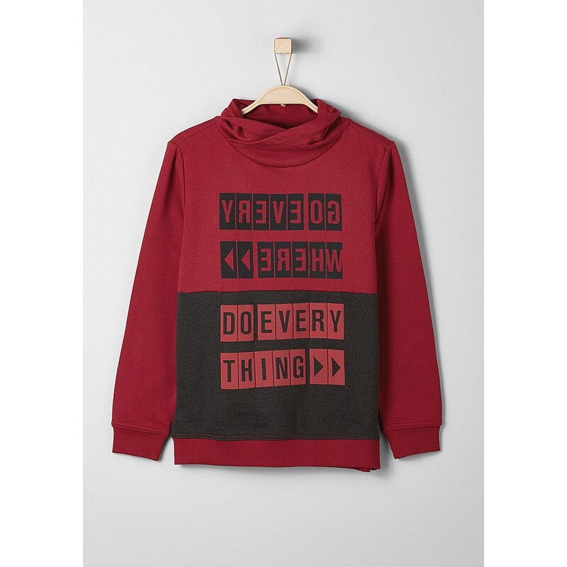 s.Oliver RED LABEL Junior Sweatshirt mit gummiertem Print für Jungen