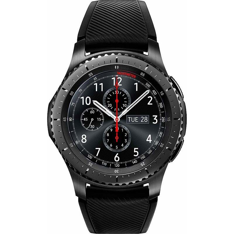 Samsung Gear S3 frontier Smartwatch, Tizen, 3,3 cm (1,3 Zoll) Super AMOLED-Touchscreen Display