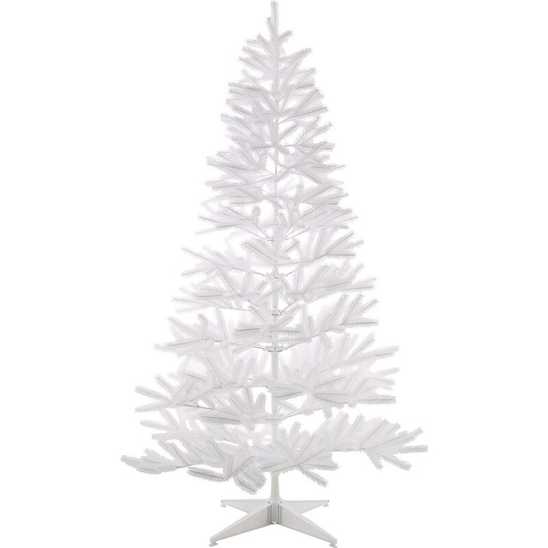Künstlicher Weihnachtsbaum in edlem Weiß