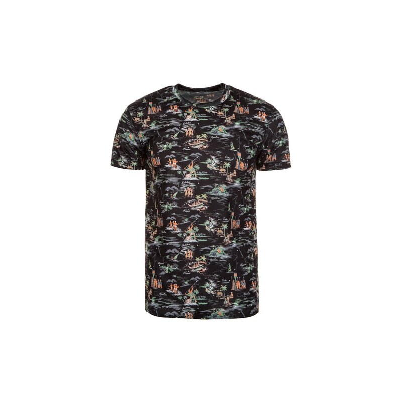 Offshore AOP T-Shirt Herren NEW ERA schwarz L,S,XL