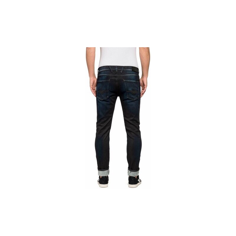 Slim-fit-Jeans Anbass Hyperflex REPLAY schwarz 32,33,34,36