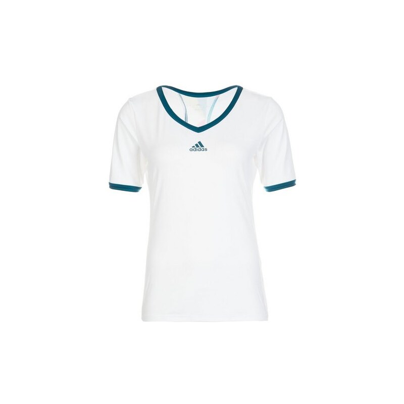 Pro Tennisshirt Damen adidas Performance weiß M - 38/40,S - 34/36,XS - 30/32