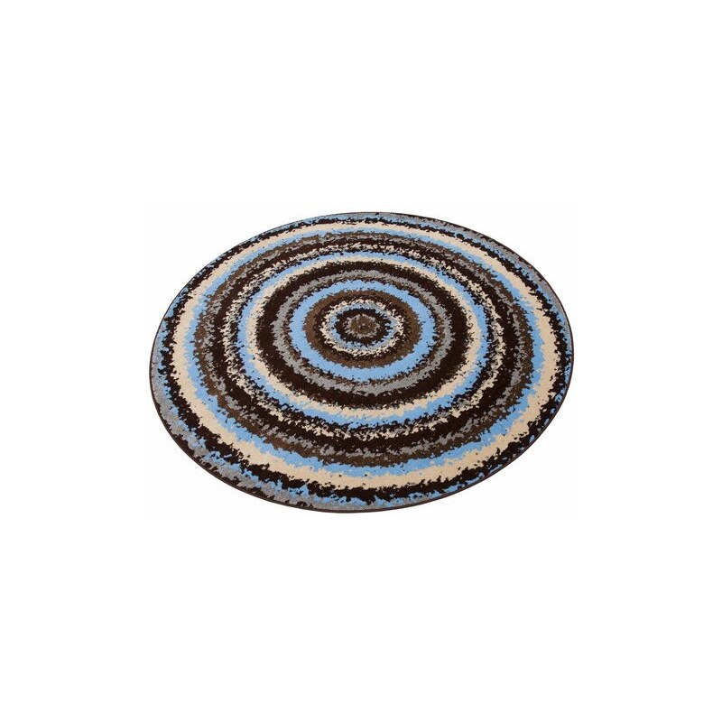 Teppich rund Flavia gewebt MY HOME blau 10 (Ø 190 cm),9 (Ø 140 cm)