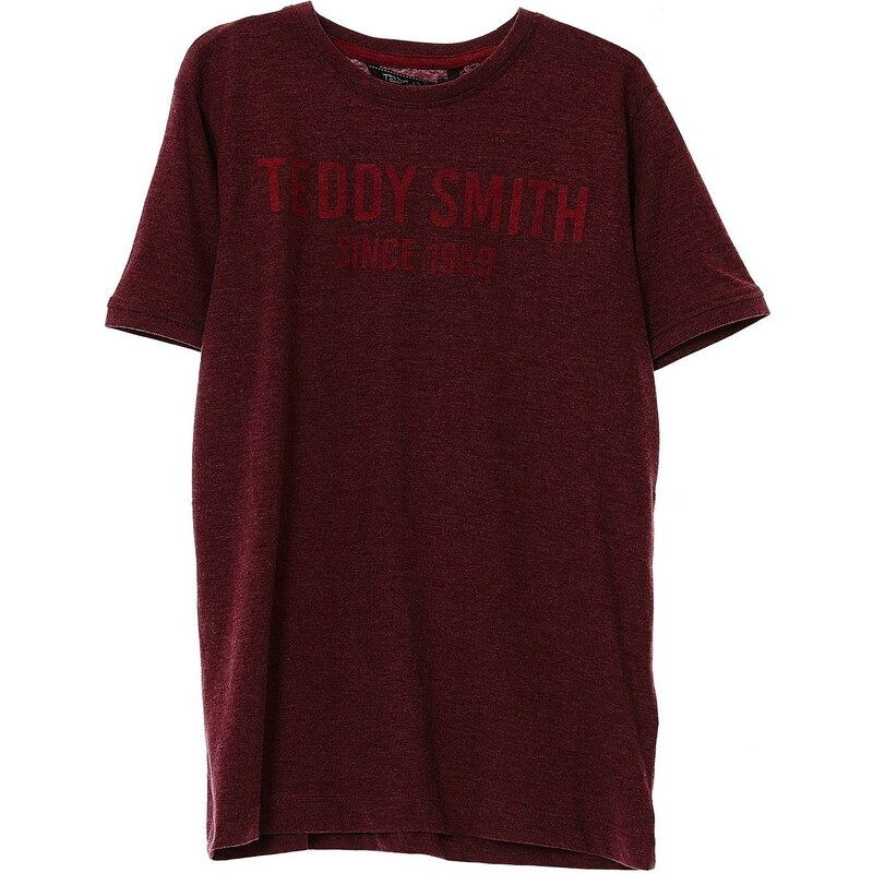 Teddy Smith T-Shirt - weinrot