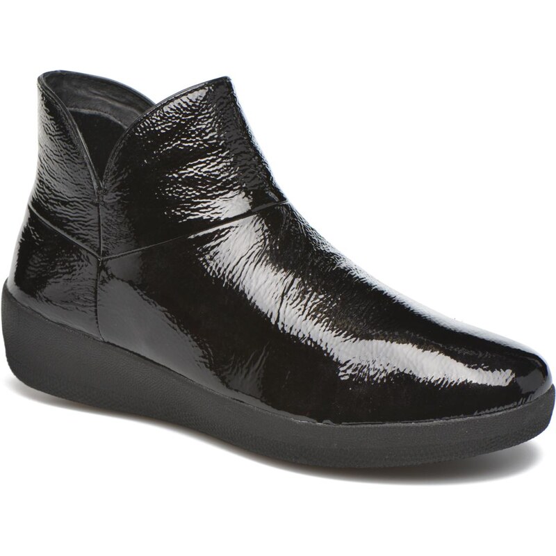SALE - 10% - FitFlop - Supermod Leather Ankle Boots - Stiefeletten & Boots für Damen / schwarz