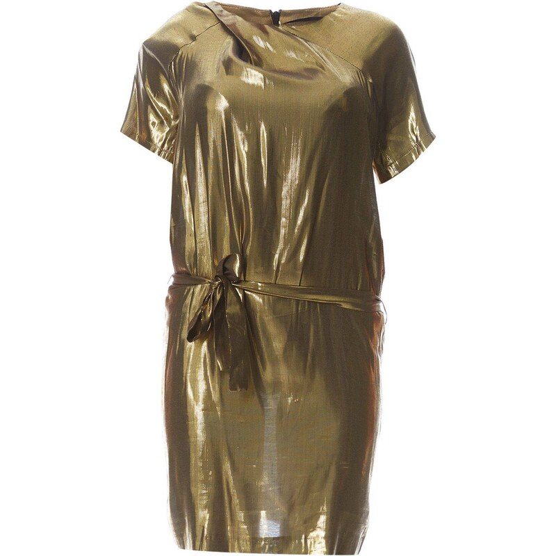 Gerard Darel Kleid mit geradem Schnitt - goldfarben
