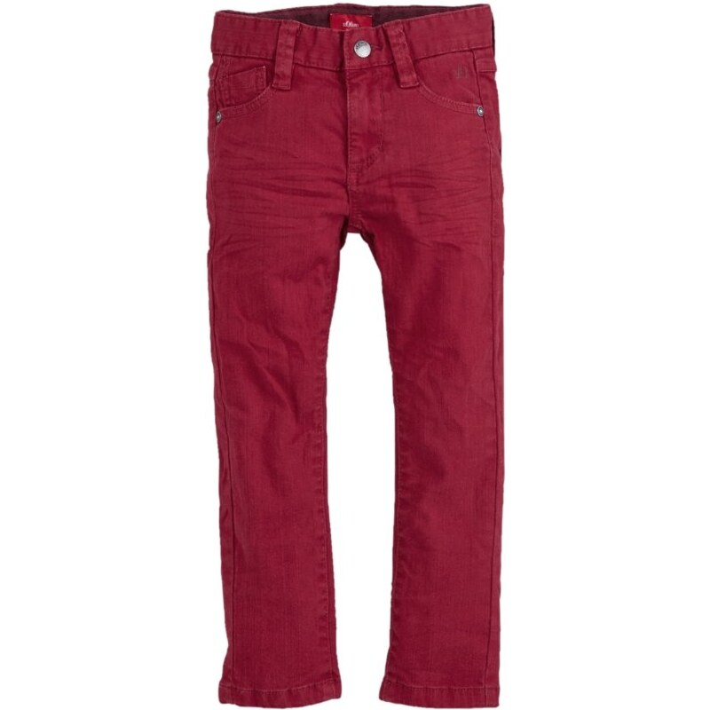 s.Oliver Jeans Straight Leg dark red
