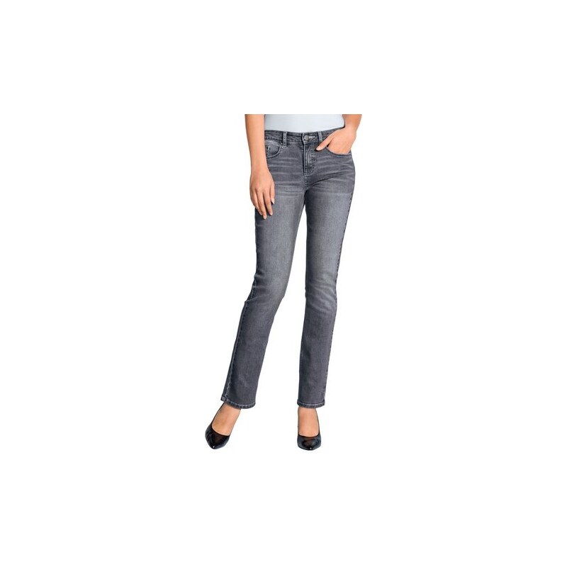 CLASSIC INSPIRATIONEN Damen Classic Inspirationen Jeans im leichten Used-Effekt grau 21,22,23,24,25