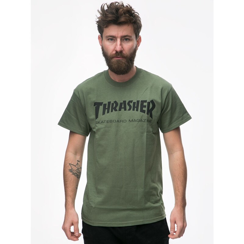Thrasher Skate Mag Military Green