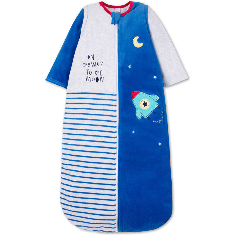 C&A Baby-Schlafsack mit abnehmbaren Ärmeln in Blau