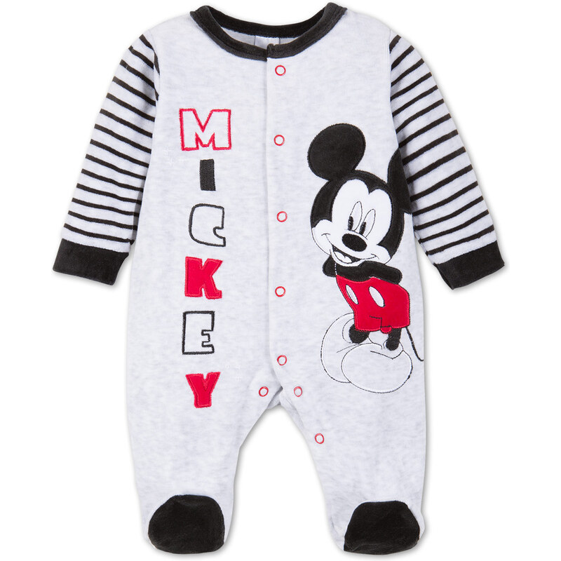 C&A Baby Mickey Mouse Baby-Schlafanzug in Grau