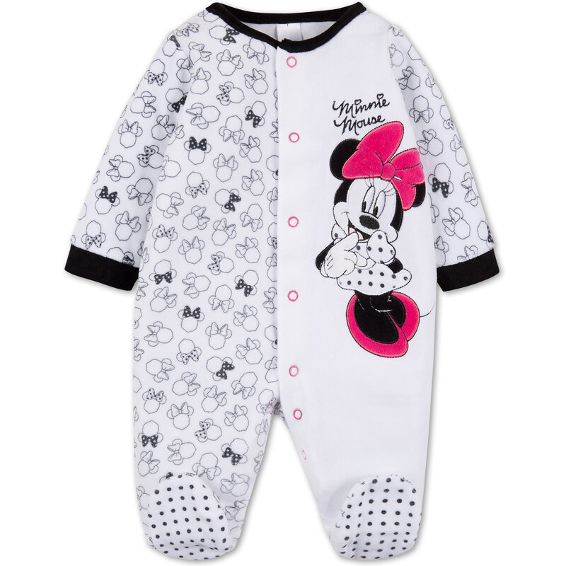 C&A Baby Minnie Mouse Baby-Schlafanzug in multicolour print