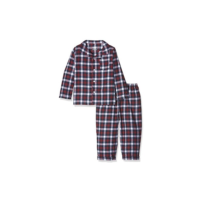 Mamas & Papas Baby-Jungen Zweiteiliger Schlafanzug and Boys Jersery Woven Pyjamas