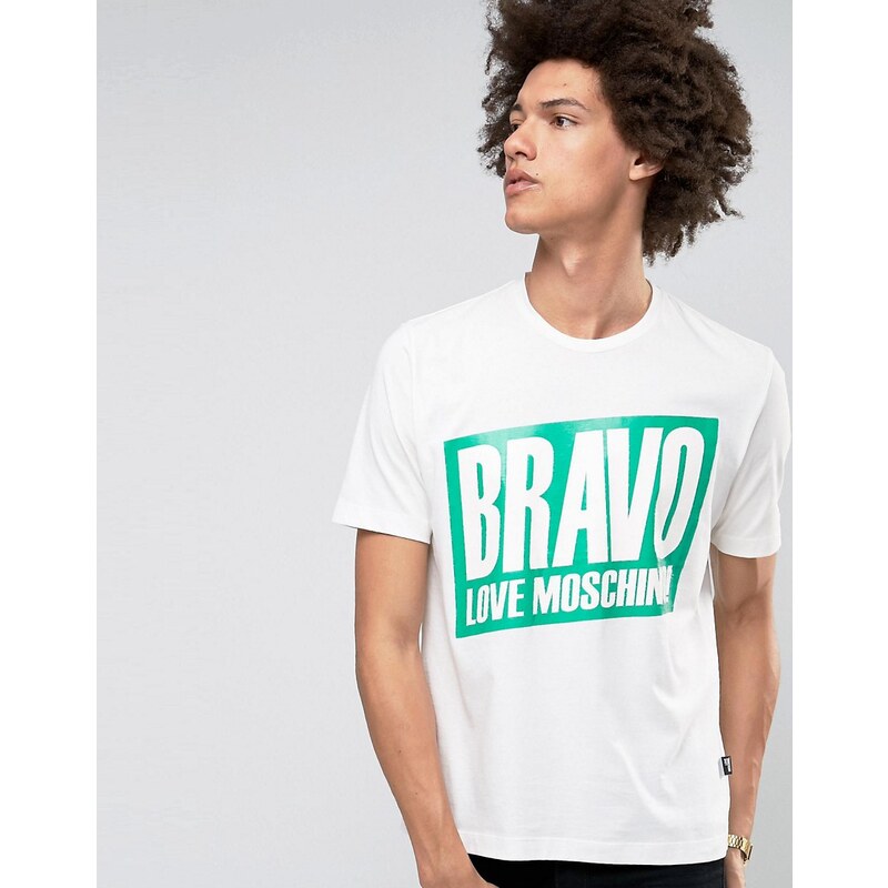 Love Moschino - Bravo - T-Shirt - Weiß