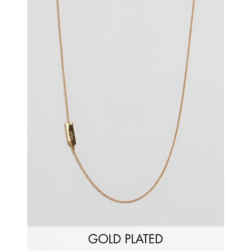 Gorjana - Virgo - Halskette mit Tierkreiszeichen - Gold