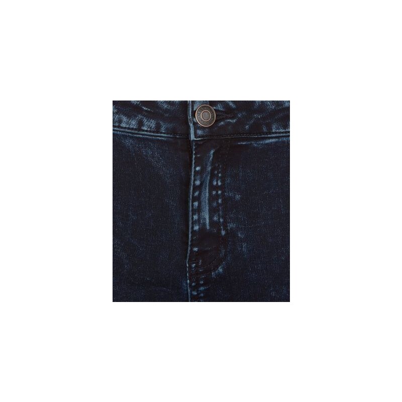 New Look Teenager - Stark verwaschene Skinny-Jeans, marineblau