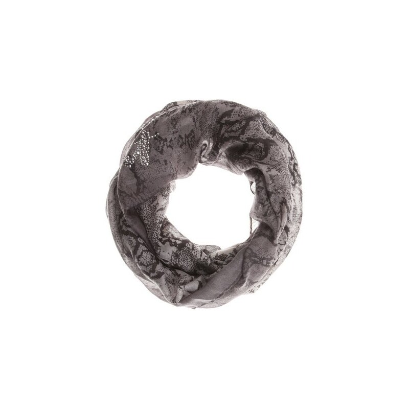 CODELLO Damen Loop-Schal mit Schlangenprint schwarz