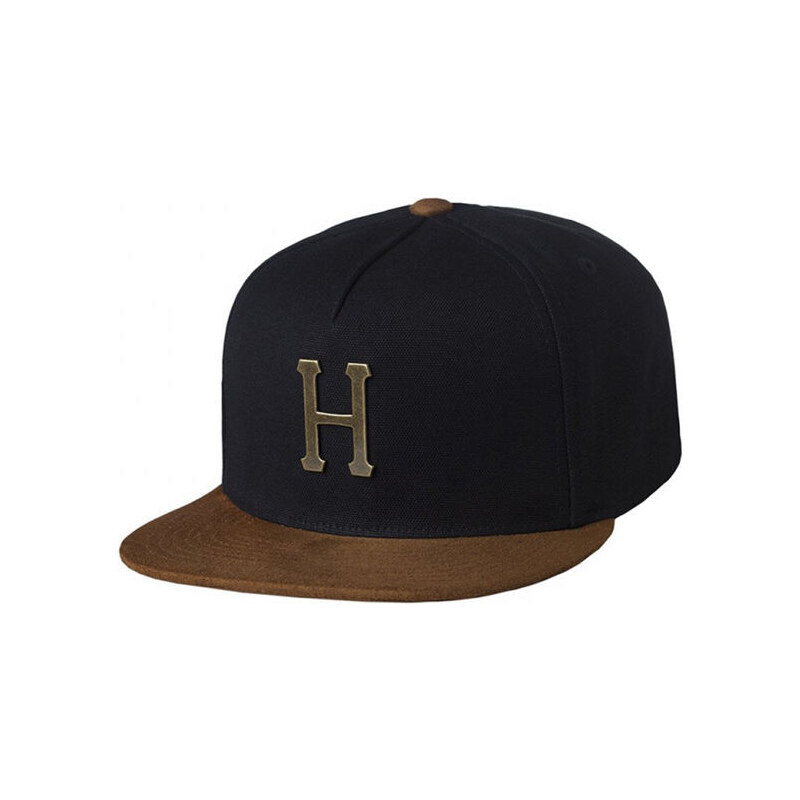 HUF Metal H Cap schwarz (Black)
