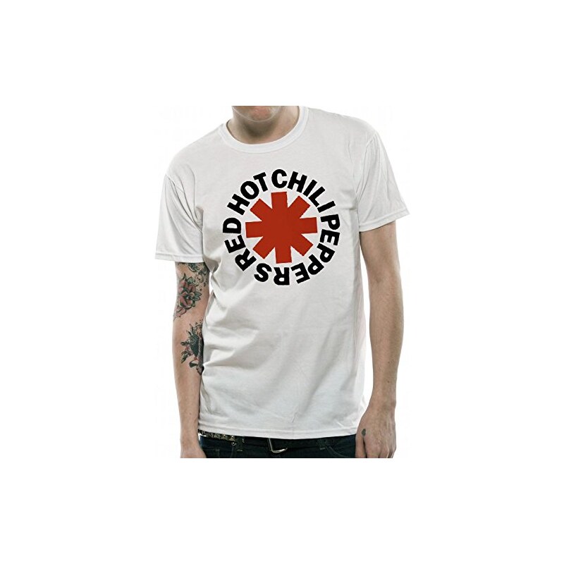 CID Herren T-Shirt Red Hot Chili Peppers-Asterix