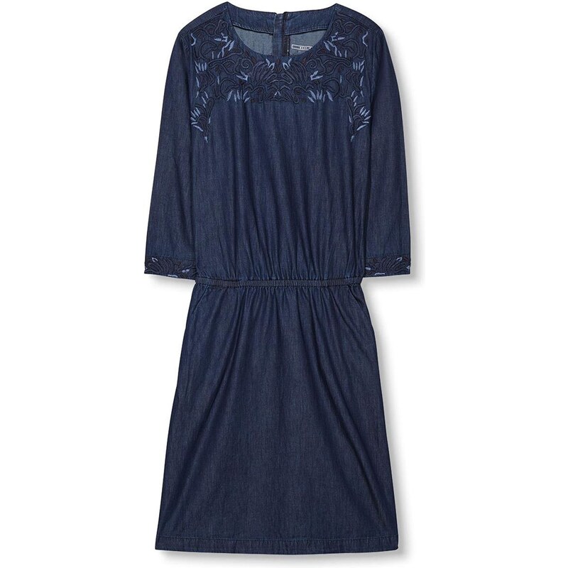 EDC By Esprit Kleid mit kurzem Schnitt - dunkelblau