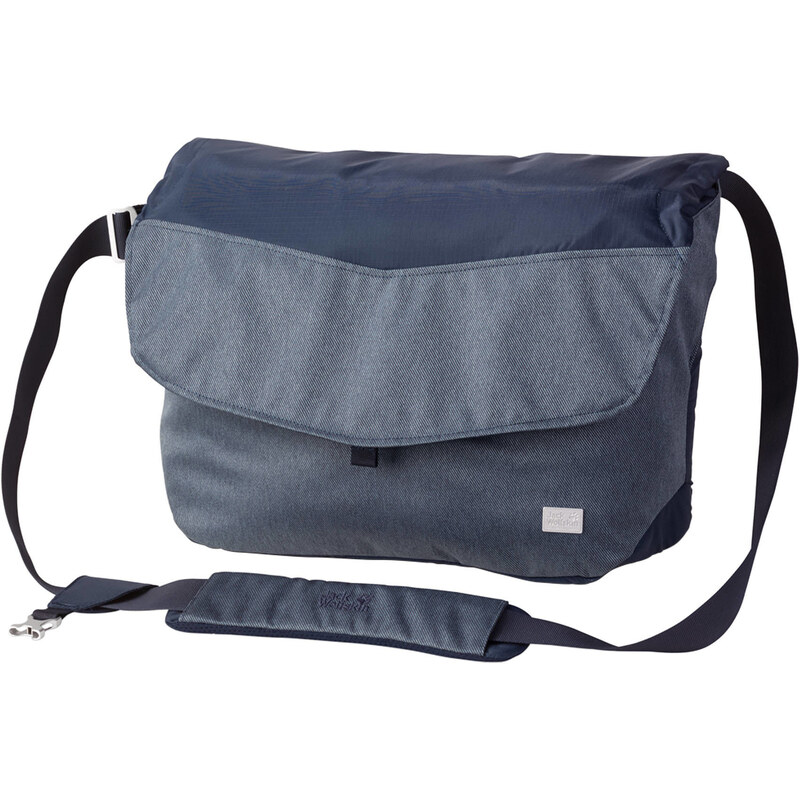 Jack Wolfskin: Notebooktasche Wool Tech Messenger, dunkelblau, verfügbar in Größe 18