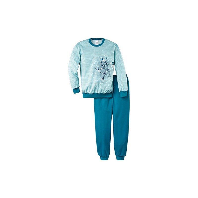 Calida Mädchen Zweiteiliger Schlafanzug Pyjama Bündchen Ice Crystal