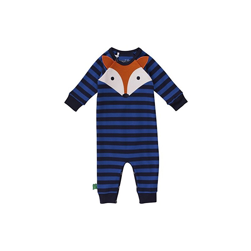 Fred's World by Green Cotton Baby-Jungen Body Fox Stripe Bodysuit