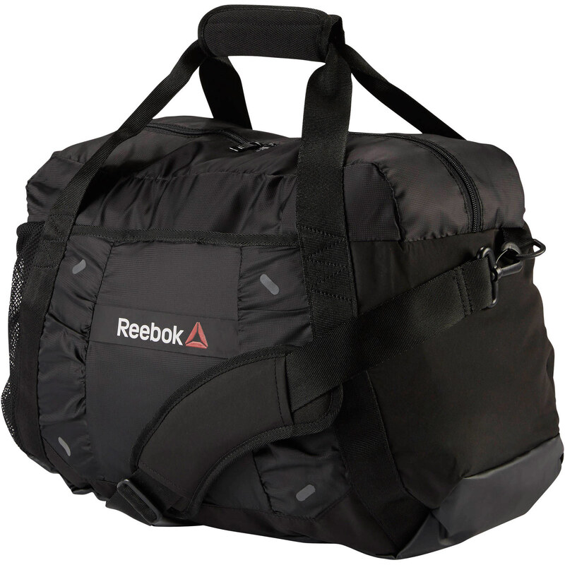 Reebok: Sporttasche / Trainingsstasche One Series Womens 30L Grip Duffle Bag, schwarz