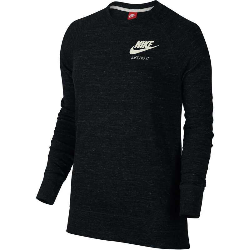 Nike Damen Trainingsshirt / Langarmshirt Gym Vintage Crew, schwarz, verfügbar in Größe S,M,L