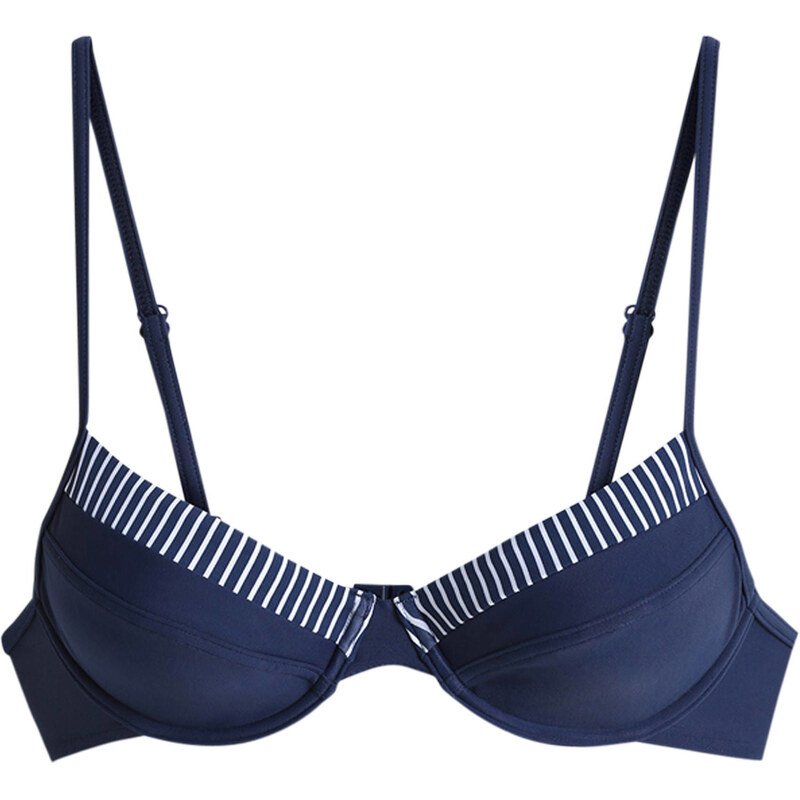 Esprit: Damen Bikini Oberteil Beach Top with Wire, blau, verfügbar in Größe 36C,38B,36B