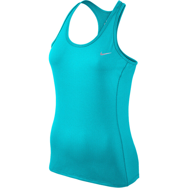 Nike Damen Lauftop Dri-FIT Contour, aqua, verfügbar in Größe 42
