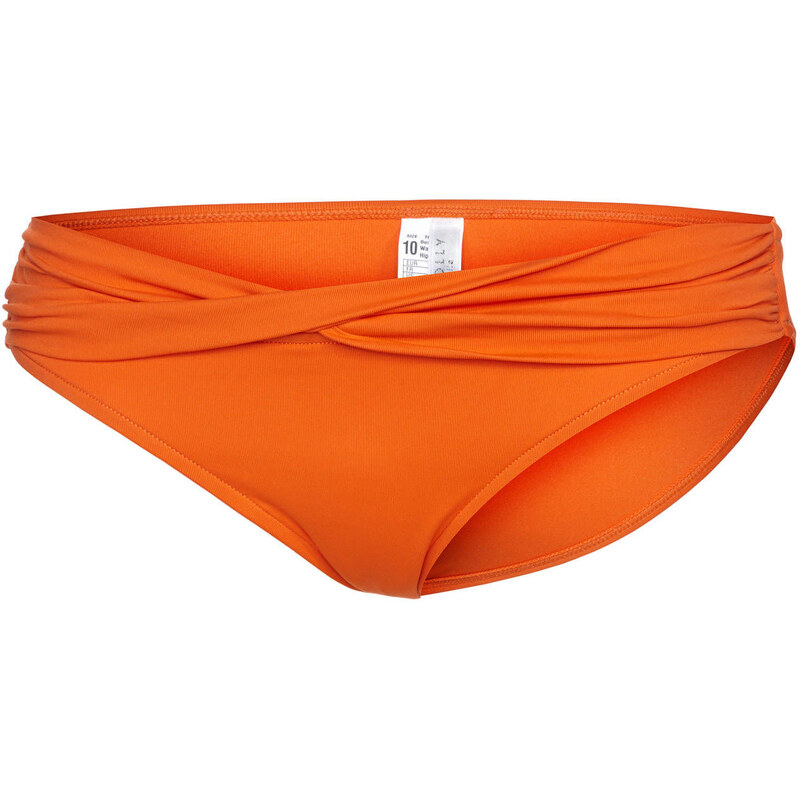 Seafolly: Damen Bikinihose Twist Band Hipster, orange, verfügbar in Größe 34
