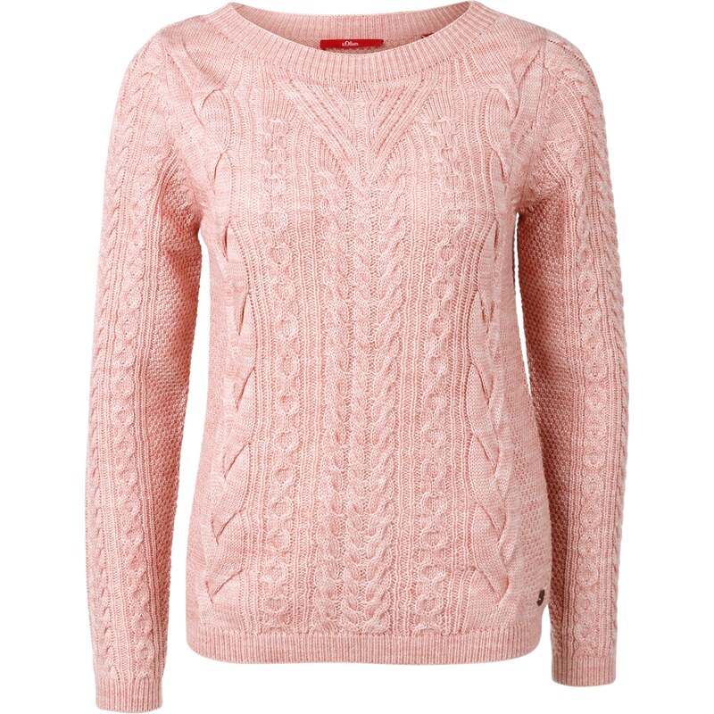 S.Oliver RED LABEL Zopfstrick Pullover aus Woll Mix
