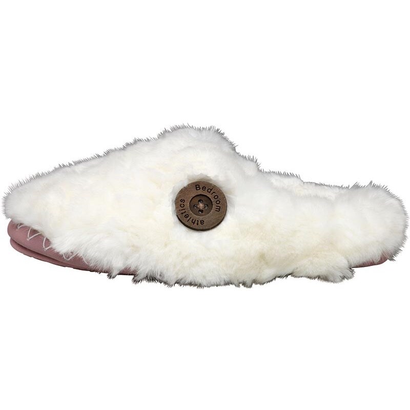 Bedroom Athletics Damen Paloma Luxury Fur Mule Polar Bear Hausschuhe Weiß