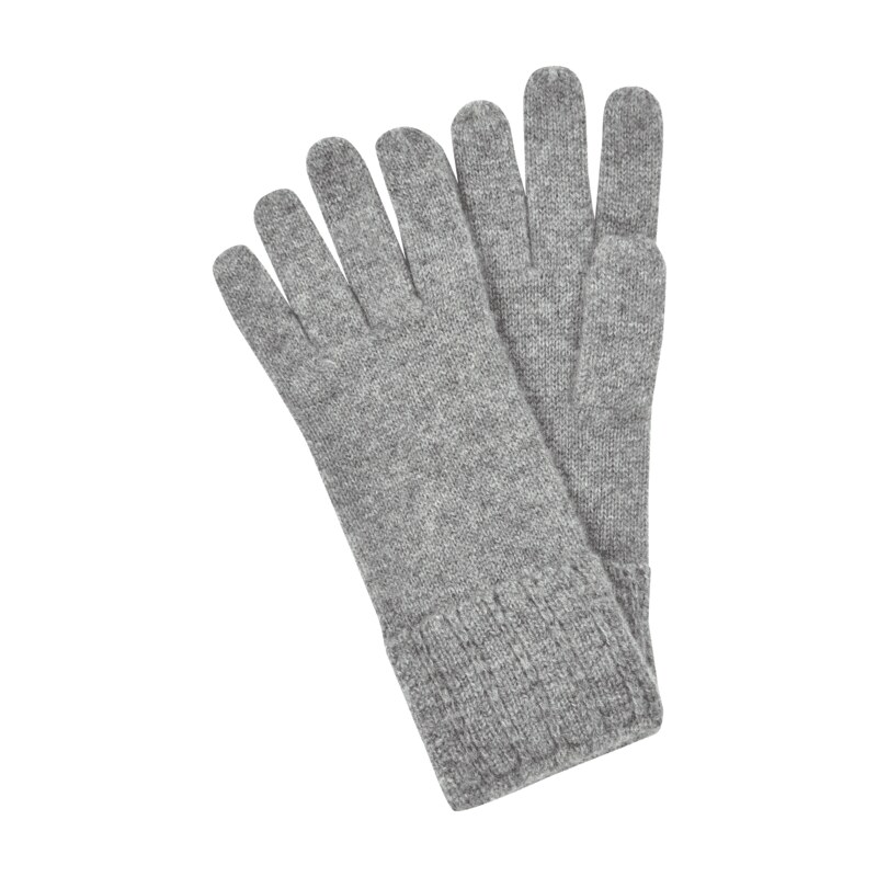 Fraas Handschuh mit Ajourmuster an der Stulpe
