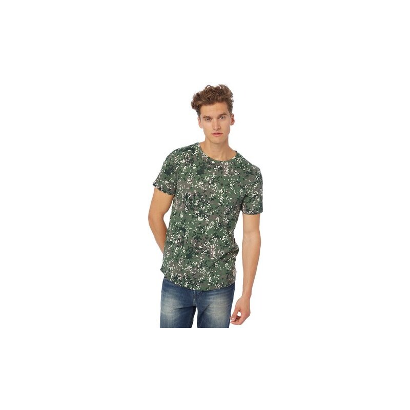 TOM TAILOR DENIM T-Shirt all over printed camo tee grün L,M,S,XL